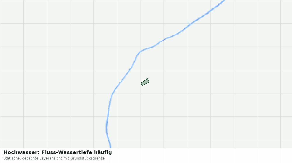 Statische Kartenansicht: Hochwasser: Fluss-Wassertiefe häufig