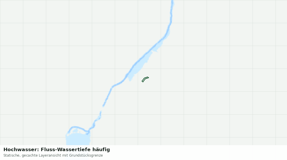 Statische Kartenansicht: Hochwasser: Fluss-Wassertiefe häufig