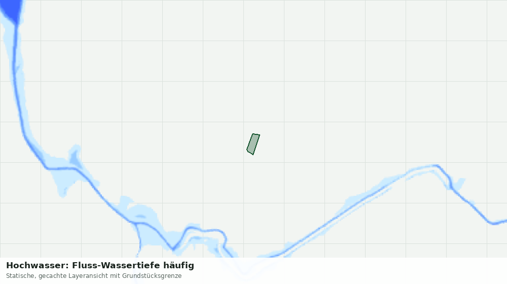 Statische Kartenansicht: Hochwasser: Fluss-Wassertiefe häufig