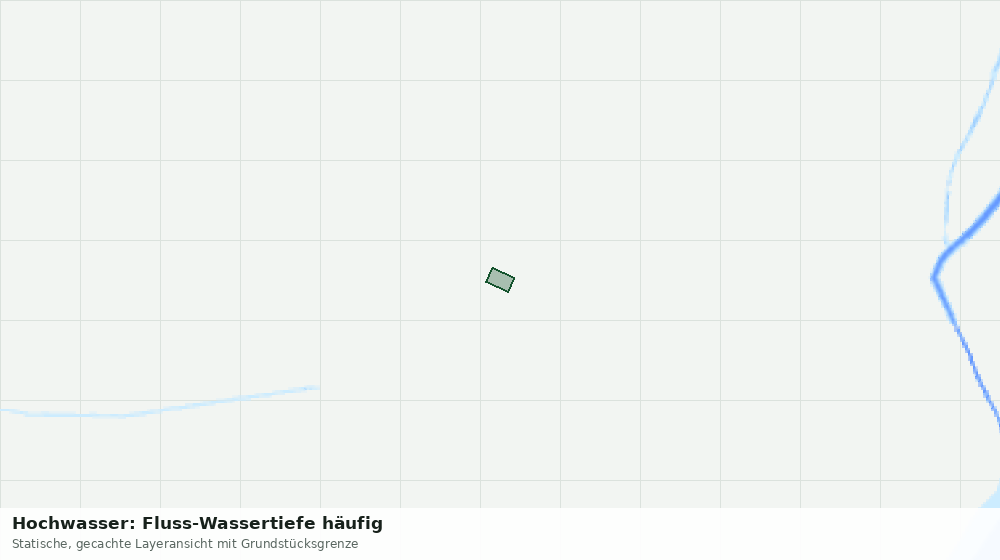 Statische Kartenansicht: Hochwasser: Fluss-Wassertiefe häufig