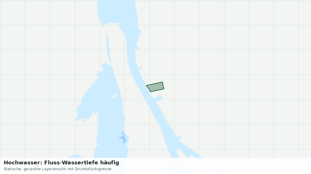 Statische Kartenansicht: Hochwasser: Fluss-Wassertiefe häufig
