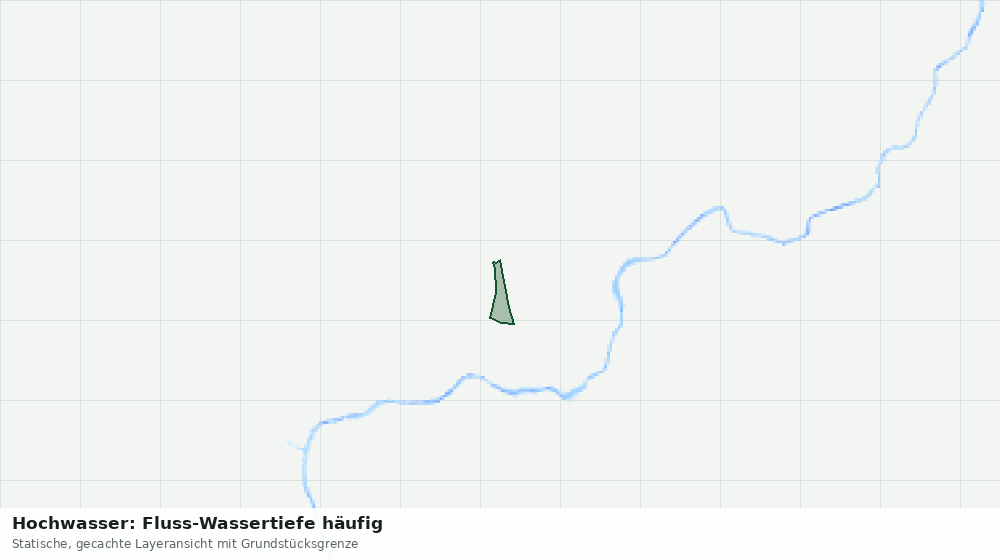 Statische Kartenansicht: Hochwasser: Fluss-Wassertiefe häufig