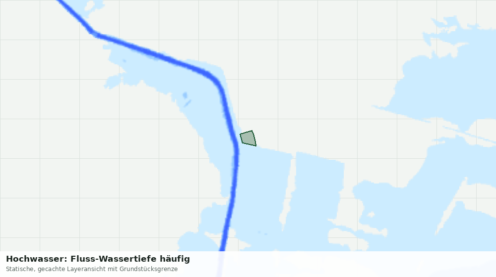 Statische Kartenansicht: Hochwasser: Fluss-Wassertiefe häufig
