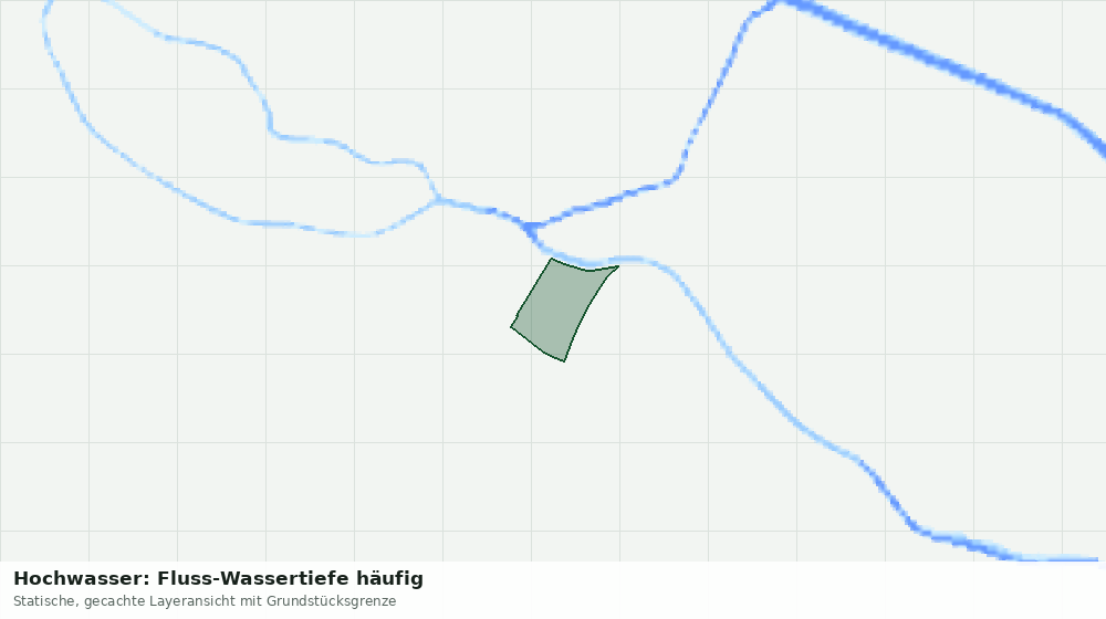 Statische Kartenansicht: Hochwasser: Fluss-Wassertiefe häufig