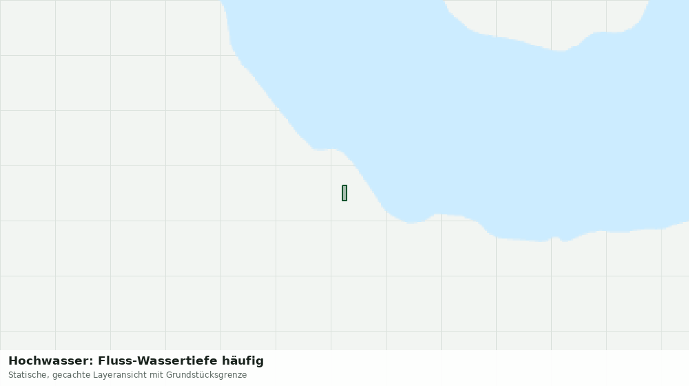 Statische Kartenansicht: Hochwasser: Fluss-Wassertiefe häufig