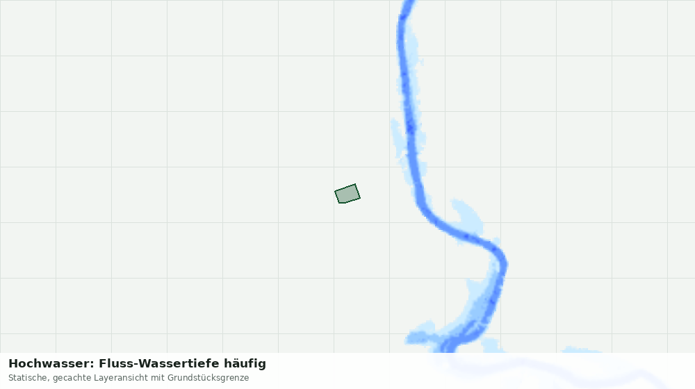 Statische Kartenansicht: Hochwasser: Fluss-Wassertiefe häufig