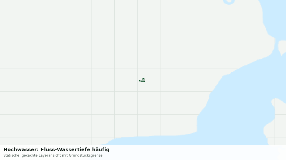 Statische Kartenansicht: Hochwasser: Fluss-Wassertiefe häufig