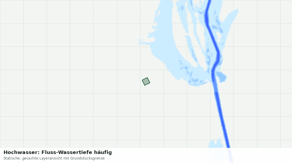 Statische Kartenansicht: Hochwasser: Fluss-Wassertiefe häufig