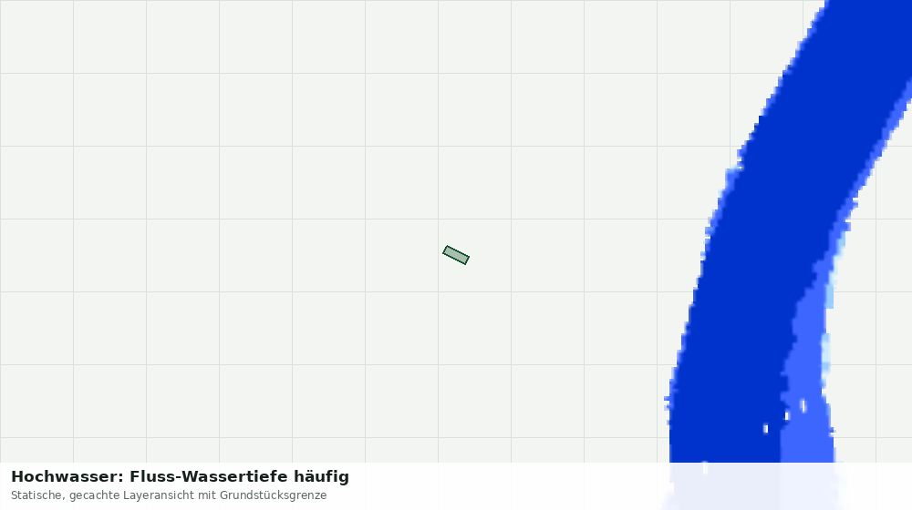 Statische Kartenansicht: Hochwasser: Fluss-Wassertiefe häufig