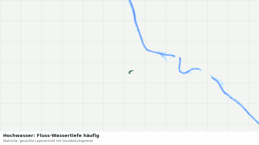 Statische Kartenansicht: Hochwasser: Fluss-Wassertiefe häufig