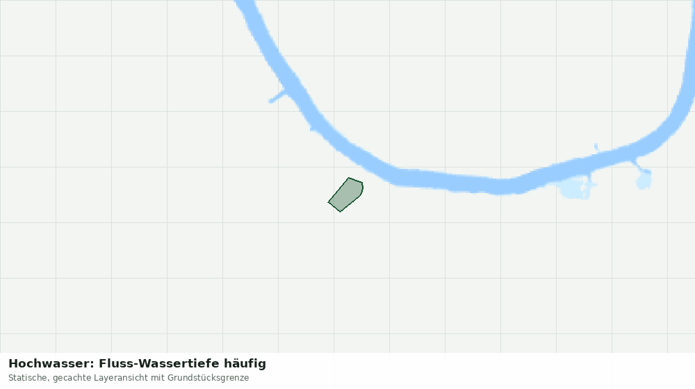Statische Kartenansicht: Hochwasser: Fluss-Wassertiefe häufig
