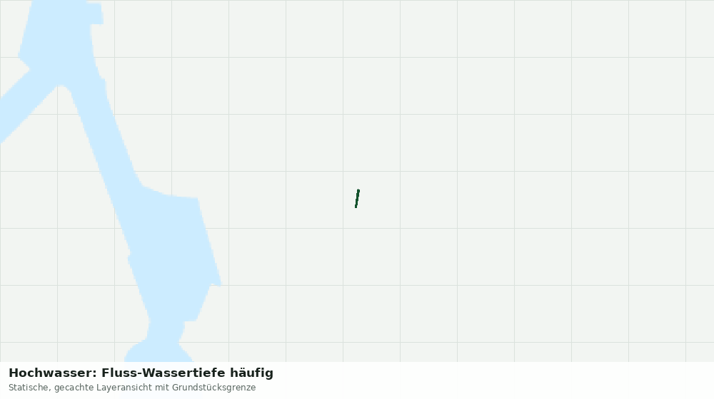 Statische Kartenansicht: Hochwasser: Fluss-Wassertiefe häufig