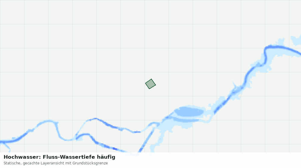 Statische Kartenansicht: Hochwasser: Fluss-Wassertiefe häufig