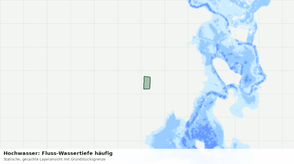 Statische Kartenansicht: Hochwasser: Fluss-Wassertiefe häufig
