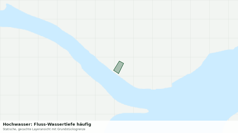 Statische Kartenansicht: Hochwasser: Fluss-Wassertiefe häufig