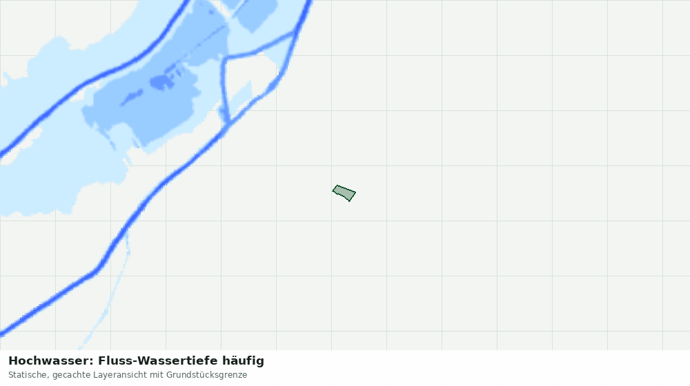 Statische Kartenansicht: Hochwasser: Fluss-Wassertiefe häufig