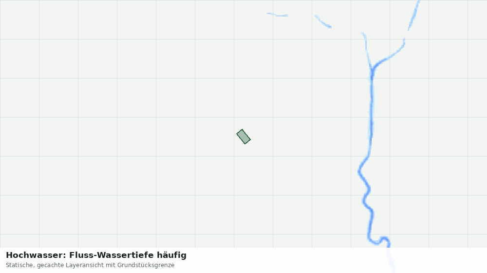 Statische Kartenansicht: Hochwasser: Fluss-Wassertiefe häufig