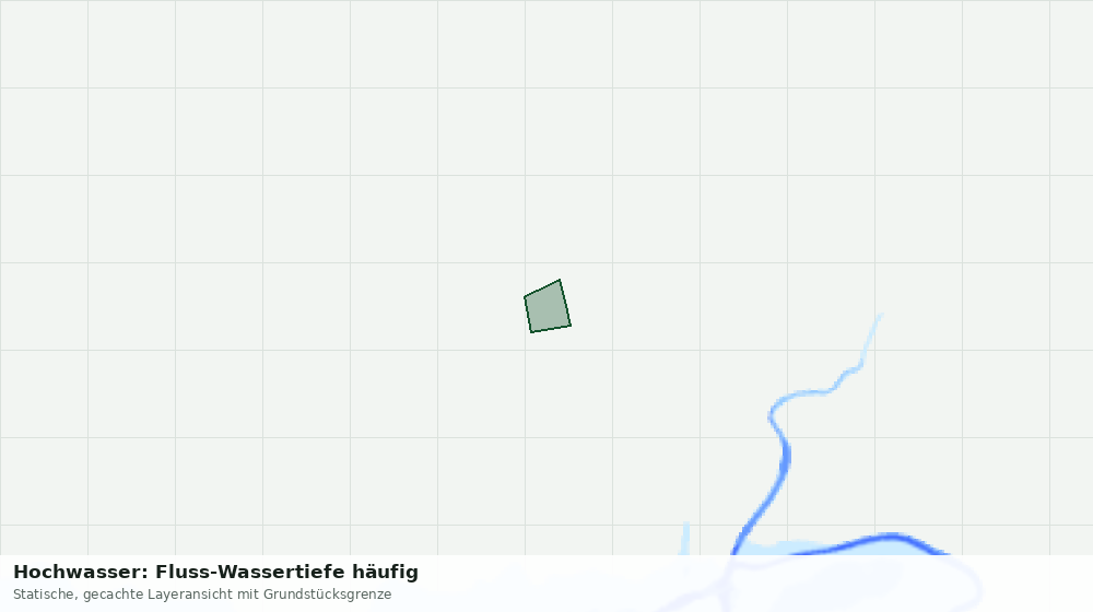 Statische Kartenansicht: Hochwasser: Fluss-Wassertiefe häufig