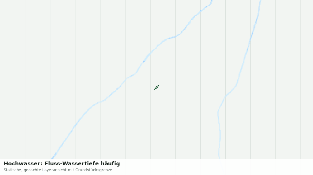 Statische Kartenansicht: Hochwasser: Fluss-Wassertiefe häufig
