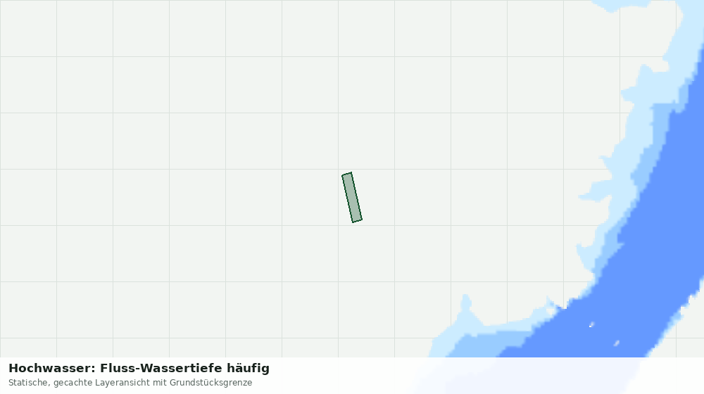 Statische Kartenansicht: Hochwasser: Fluss-Wassertiefe häufig