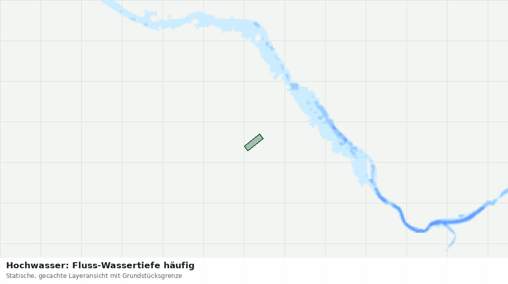 Statische Kartenansicht: Hochwasser: Fluss-Wassertiefe häufig