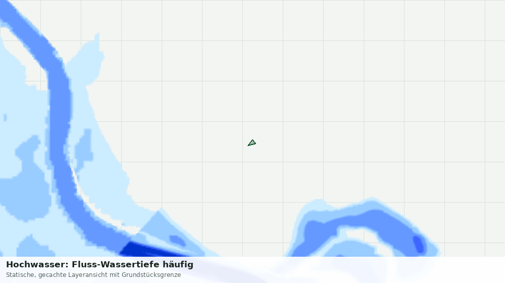 Statische Kartenansicht: Hochwasser: Fluss-Wassertiefe häufig