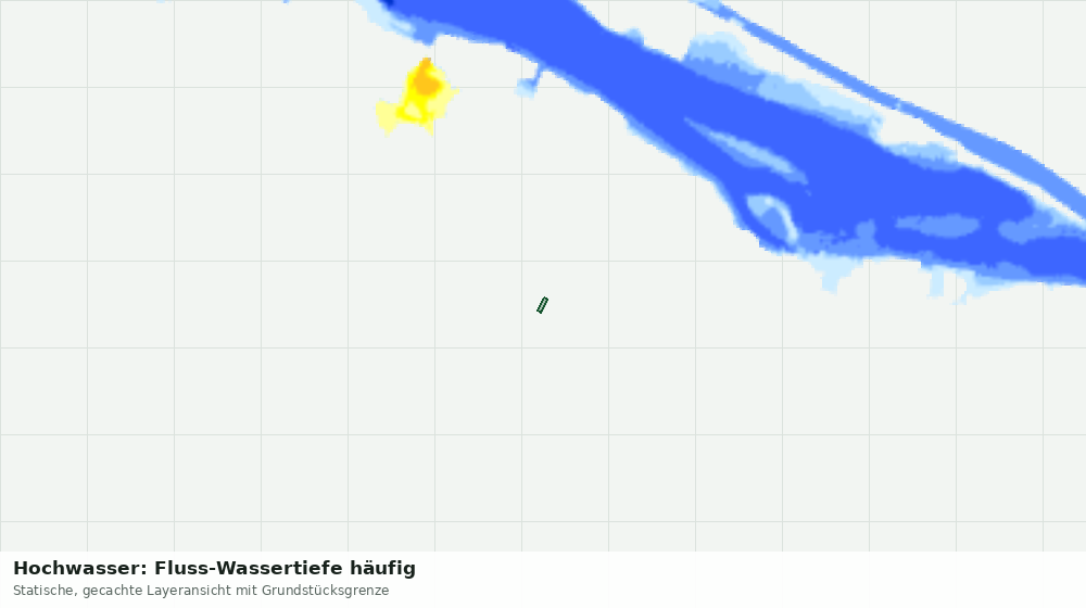 Statische Kartenansicht: Hochwasser: Fluss-Wassertiefe häufig