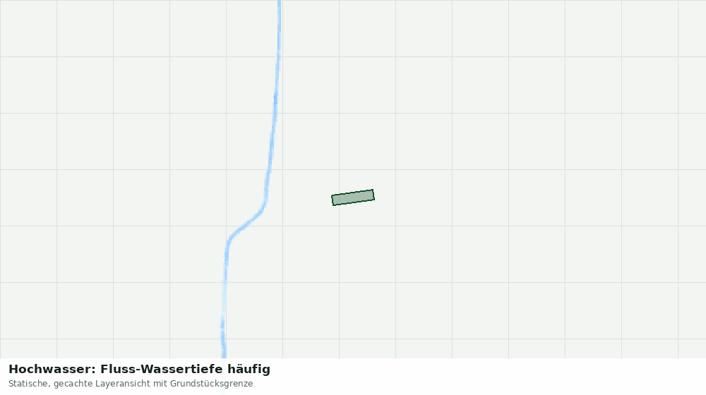 Statische Kartenansicht: Hochwasser: Fluss-Wassertiefe häufig