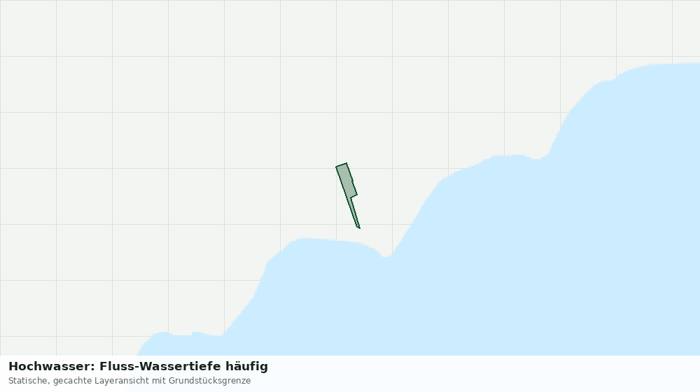 Statische Kartenansicht: Hochwasser: Fluss-Wassertiefe häufig