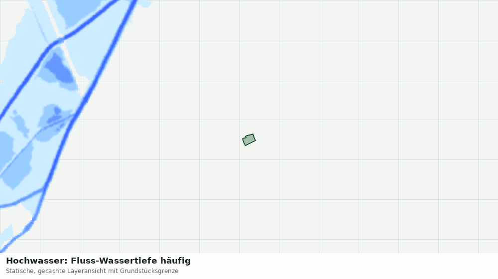 Statische Kartenansicht: Hochwasser: Fluss-Wassertiefe häufig