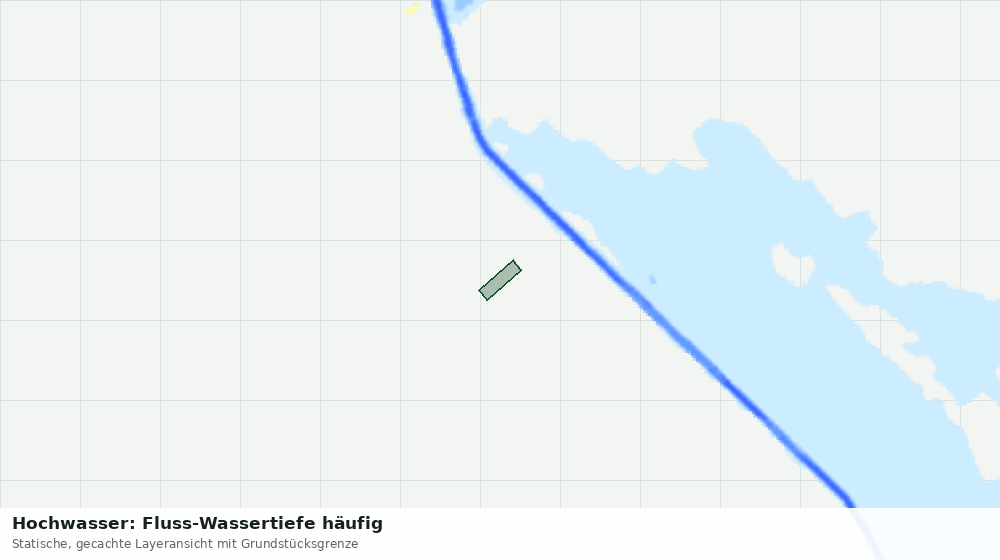 Statische Kartenansicht: Hochwasser: Fluss-Wassertiefe häufig
