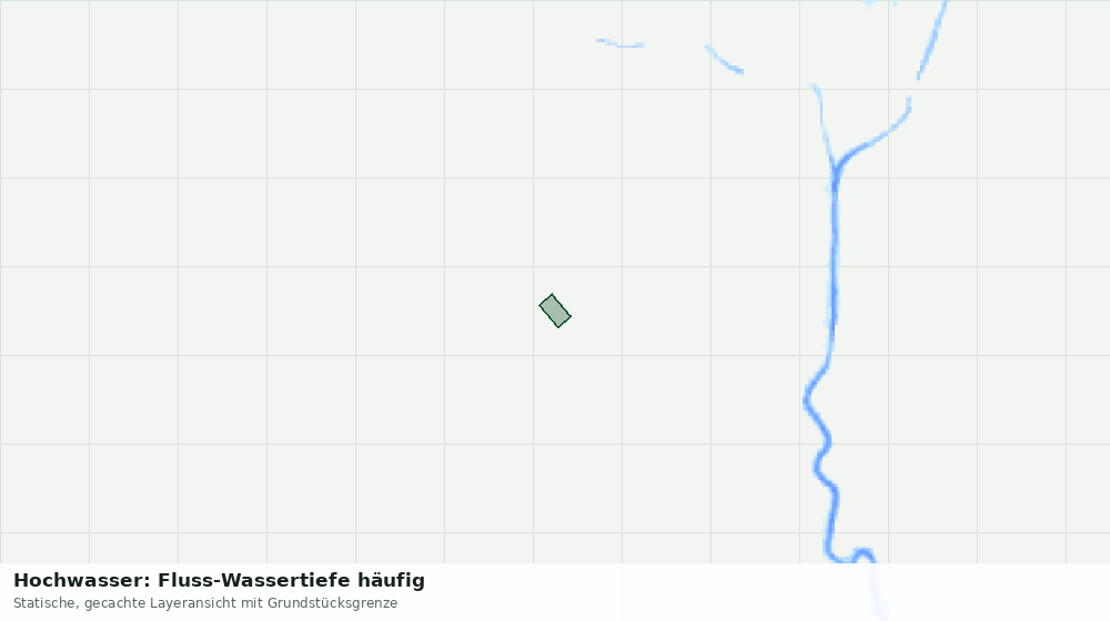 Statische Kartenansicht: Hochwasser: Fluss-Wassertiefe häufig