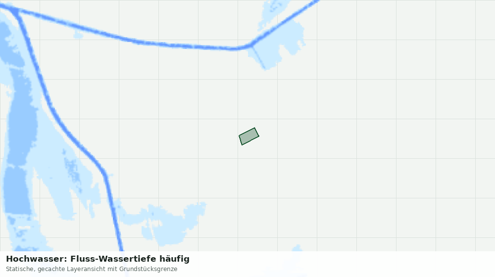 Statische Kartenansicht: Hochwasser: Fluss-Wassertiefe häufig