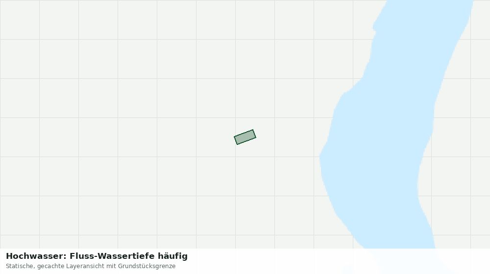 Statische Kartenansicht: Hochwasser: Fluss-Wassertiefe häufig