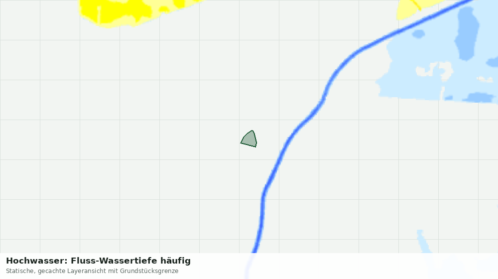 Statische Kartenansicht: Hochwasser: Fluss-Wassertiefe häufig