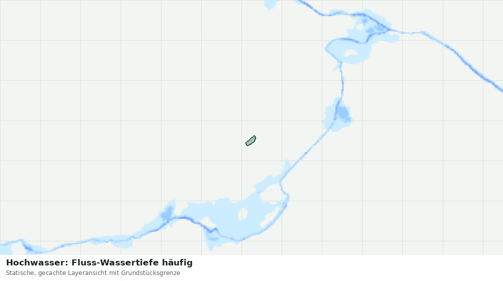 Statische Kartenansicht: Hochwasser: Fluss-Wassertiefe häufig