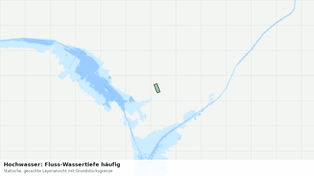 Statische Kartenansicht: Hochwasser: Fluss-Wassertiefe häufig
