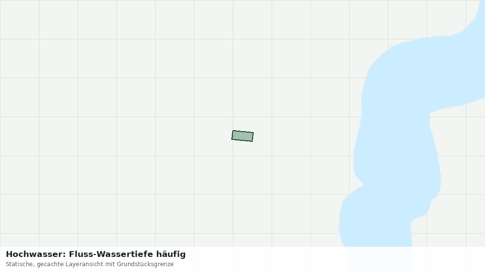 Statische Kartenansicht: Hochwasser: Fluss-Wassertiefe häufig