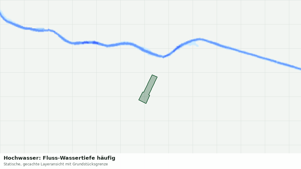 Statische Kartenansicht: Hochwasser: Fluss-Wassertiefe häufig