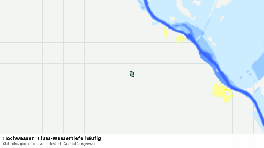 Statische Kartenansicht: Hochwasser: Fluss-Wassertiefe häufig