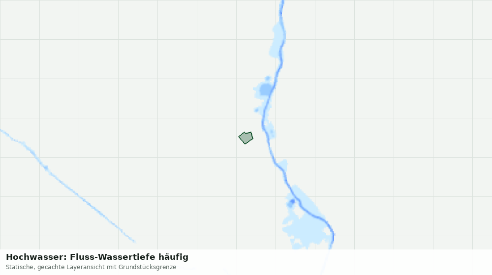 Statische Kartenansicht: Hochwasser: Fluss-Wassertiefe häufig