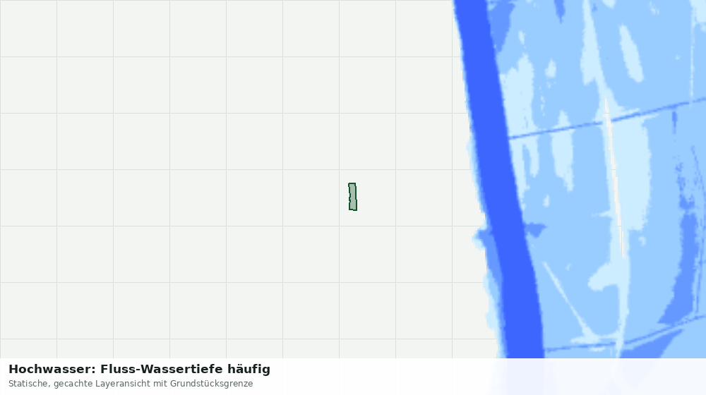 Statische Kartenansicht: Hochwasser: Fluss-Wassertiefe häufig