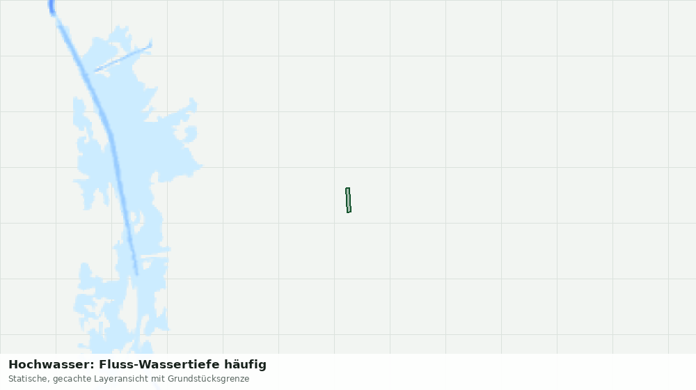 Statische Kartenansicht: Hochwasser: Fluss-Wassertiefe häufig