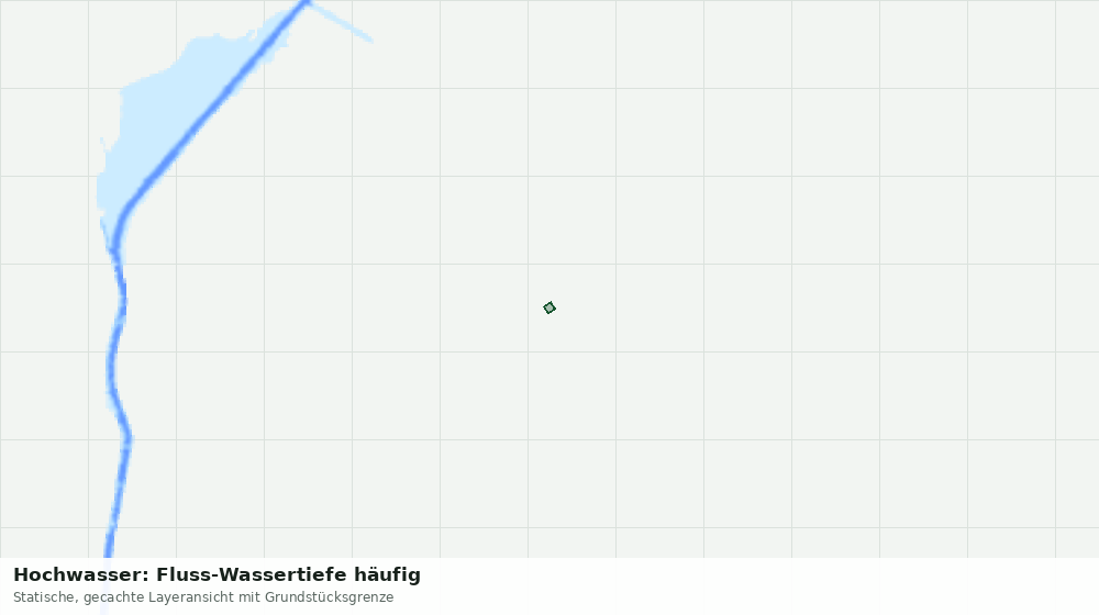 Statische Kartenansicht: Hochwasser: Fluss-Wassertiefe häufig