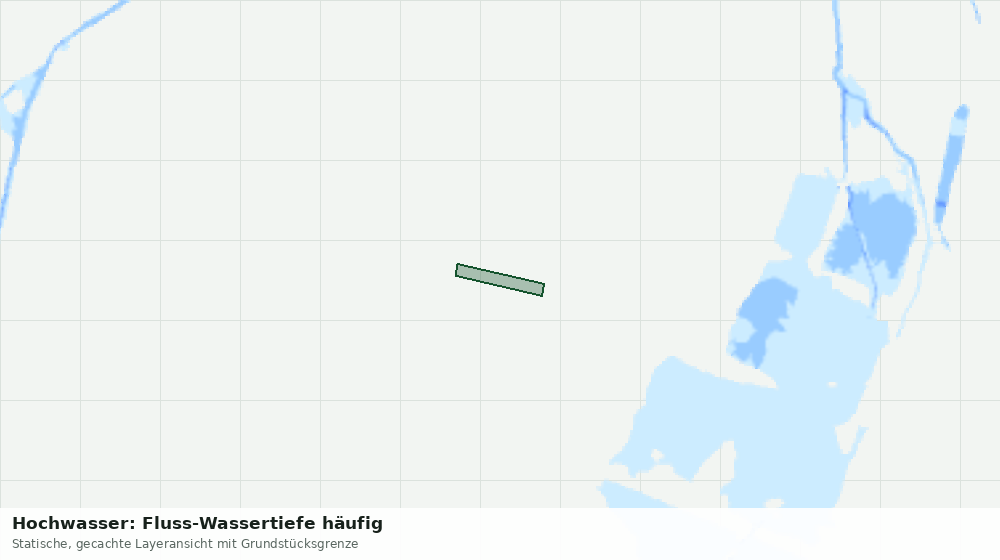 Statische Kartenansicht: Hochwasser: Fluss-Wassertiefe häufig