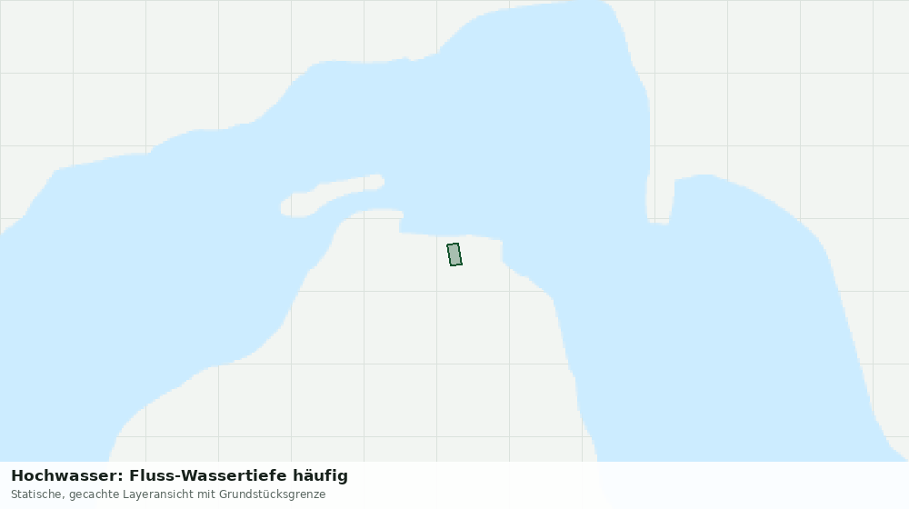 Statische Kartenansicht: Hochwasser: Fluss-Wassertiefe häufig