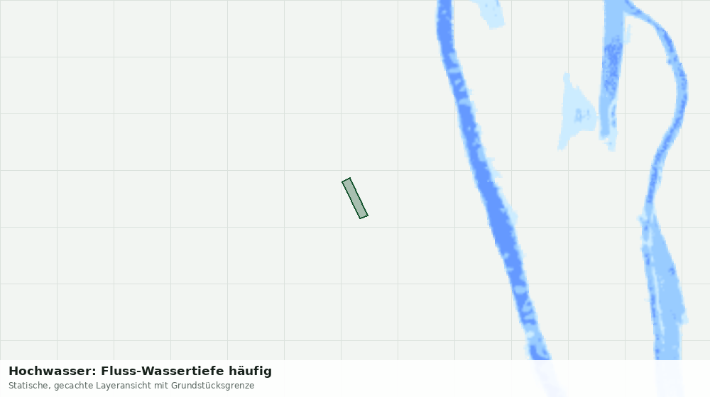Statische Kartenansicht: Hochwasser: Fluss-Wassertiefe häufig