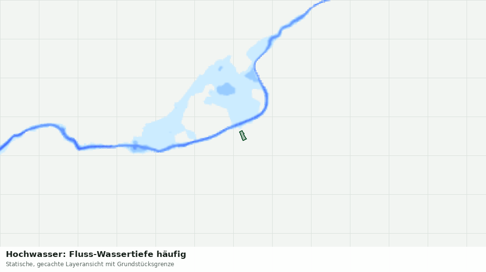 Statische Kartenansicht: Hochwasser: Fluss-Wassertiefe häufig