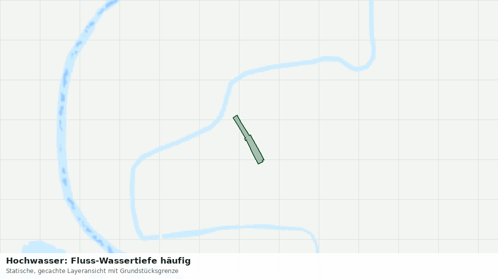 Statische Kartenansicht: Hochwasser: Fluss-Wassertiefe häufig