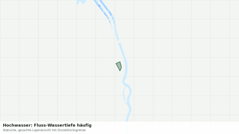Statische Kartenansicht: Hochwasser: Fluss-Wassertiefe häufig